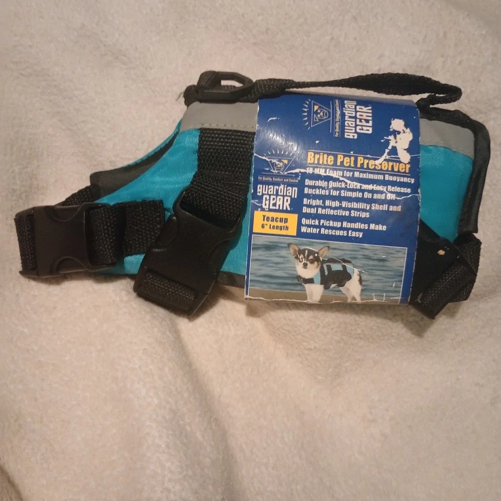 Guardian Gear Brite Pet Preserver  Life Jacket Bluebird Teacup 6 Inch ZM34410616